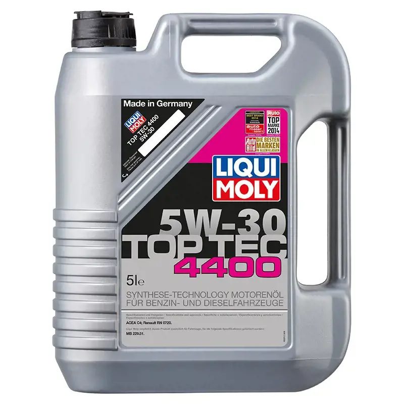 Motor Oil Liqui Moly 5W-30 Top Tec 4400 (5 Liters) 1 Motor Oil Laiqui Moly 5W-30 Top Tec 4400