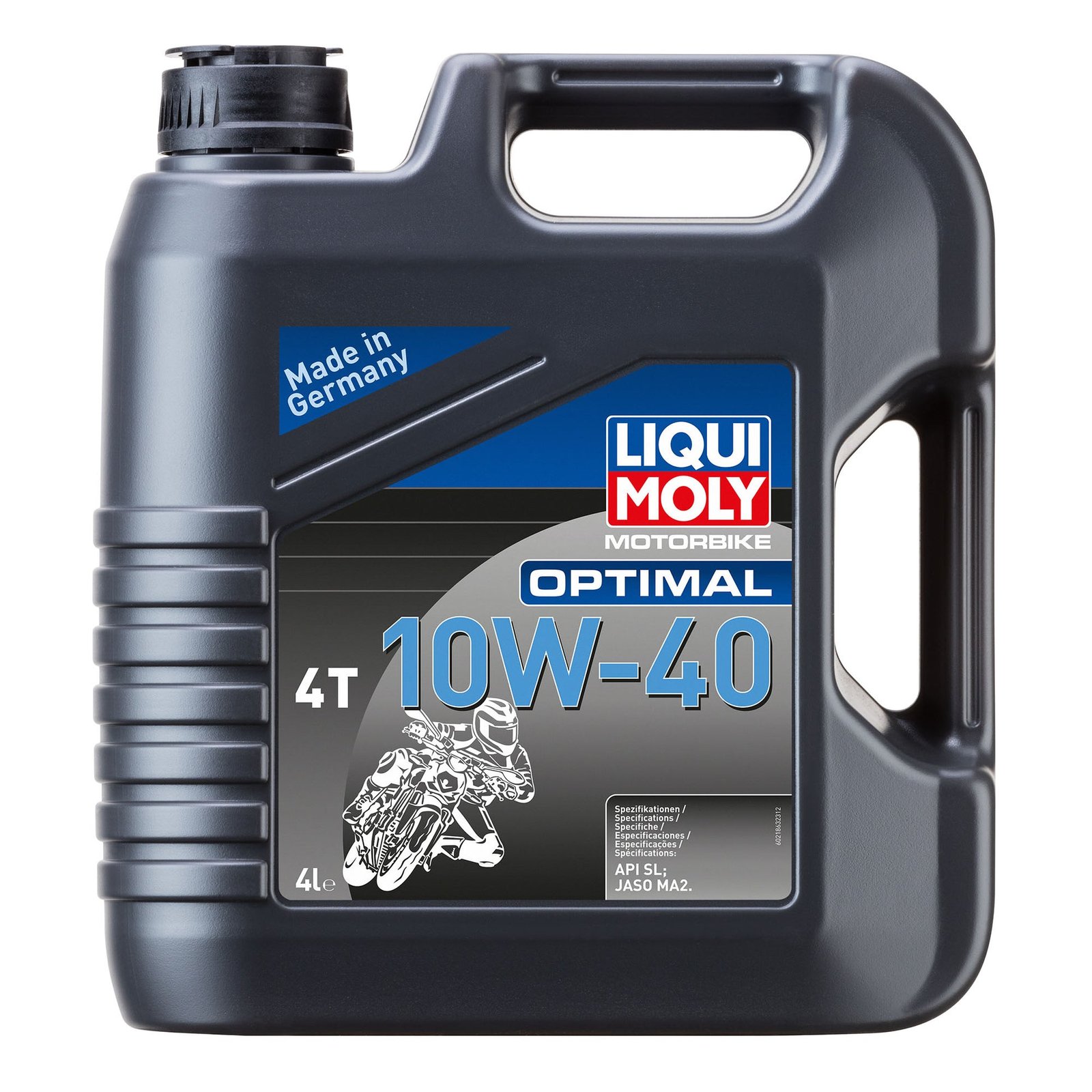 Liqui Moly 4T 10W-40 Optimal Motorbike Engine Oil API SL/JASO MA2 – 1L/4L