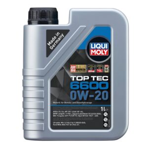 Liqui Moly 21410 Top Tec 6600 0W-20 ACEA C5/C6 Engine Oil – 1 Litre