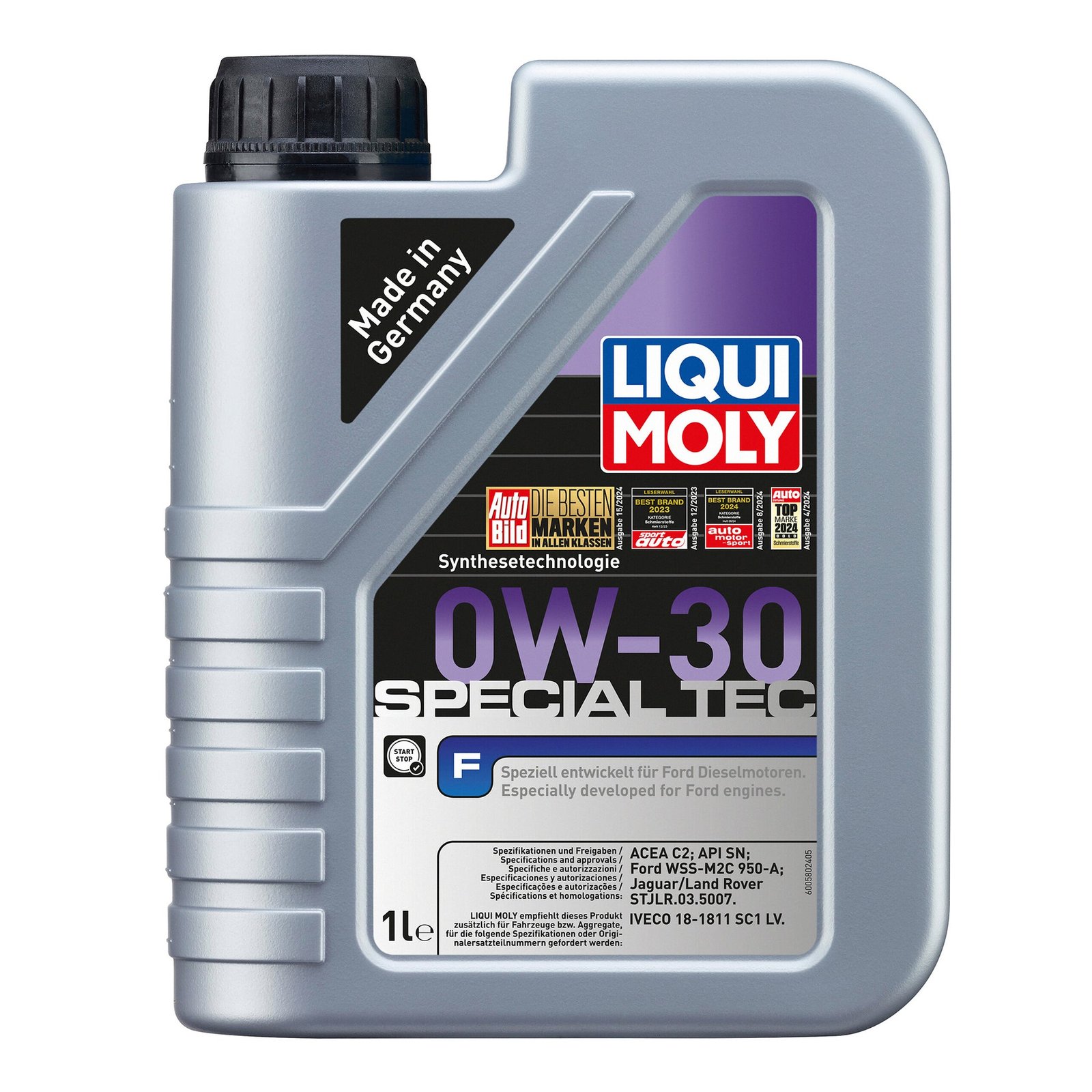 Liqui Moly 8902 Special Tec F 0W-30 Engine Oil Developed for Ford 2014 on – 1 Litre