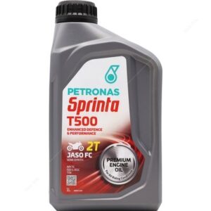 PETRONAS Sprinta T500 Semi Synthetic 2 Stroke Motorcycle Engine Oil 1L
