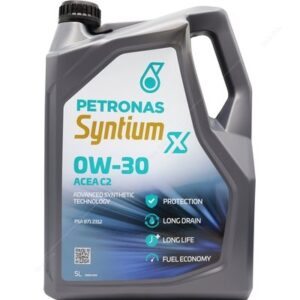 PETRONAS Syntium X 0W-30 Fully Synthetic Car Engine Oil 5L